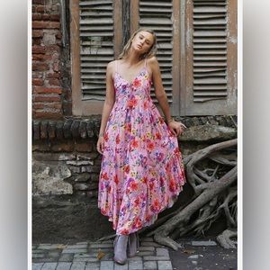 NWT Tulle & Baptiste Strappy dress in Peach Blossom